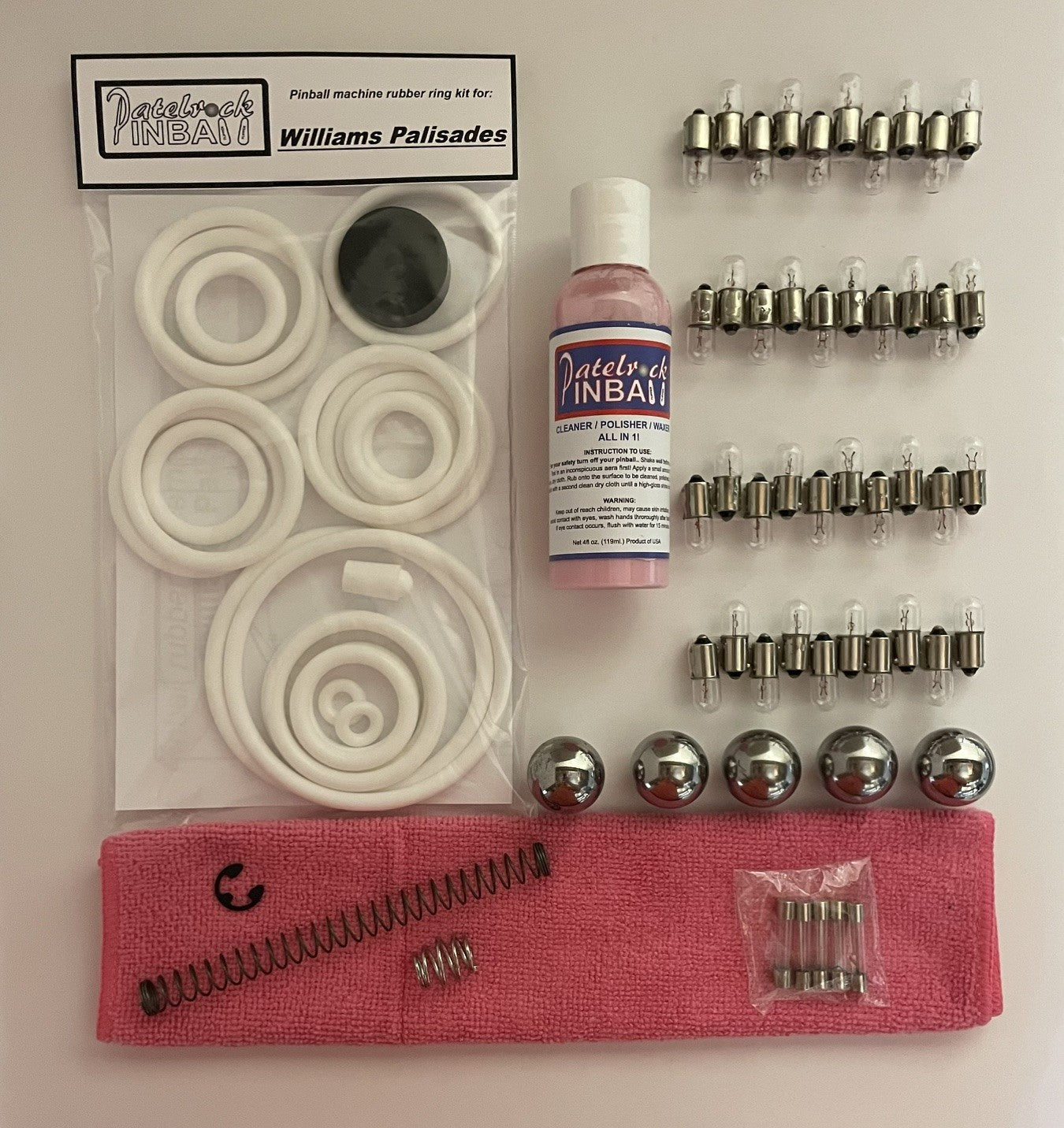 Williams Palisades Pinball Machine Maintenance Kit