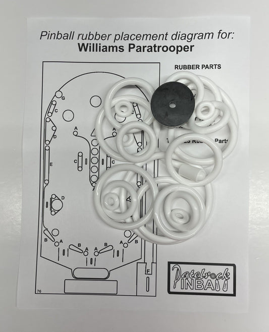 Williams Paratrooper Pinball Machine Maintenance Kit