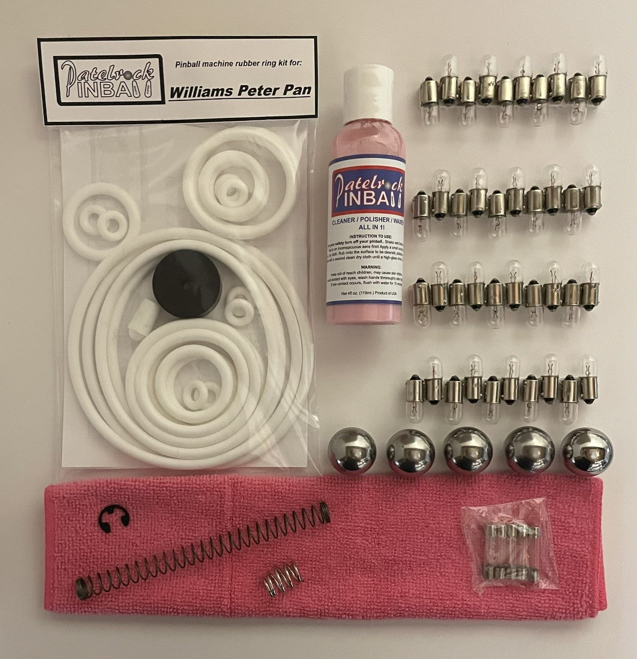 Williams Peter Pan Pinball Machine Maintenance Kit