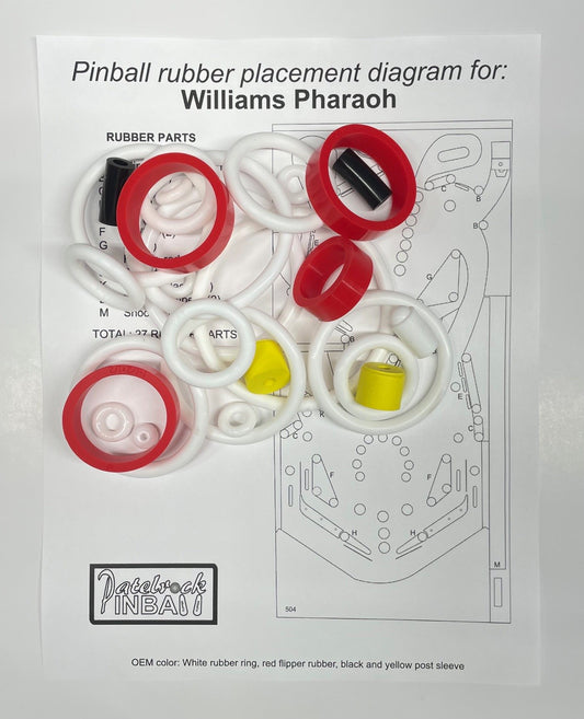 Williams Pharaoh Pinball Machine Maintenance Kit