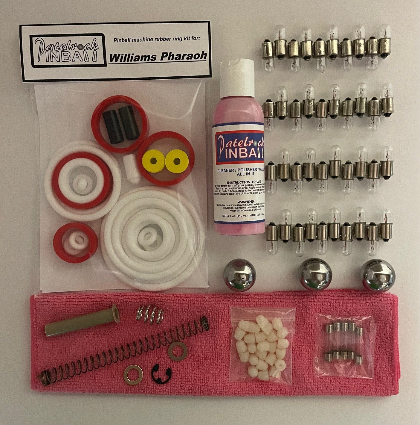 Williams Pharaoh Pinball Machine Maintenance Kit