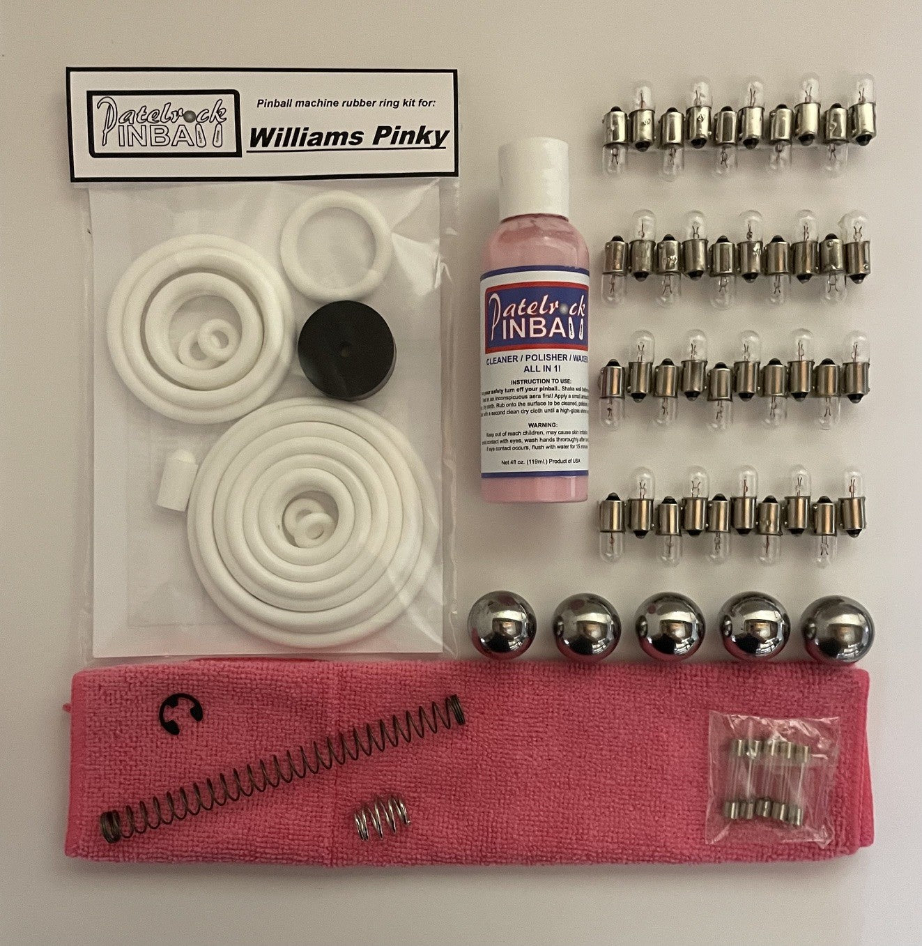 Williams Pinky Pinball Machine Maintenance Kit