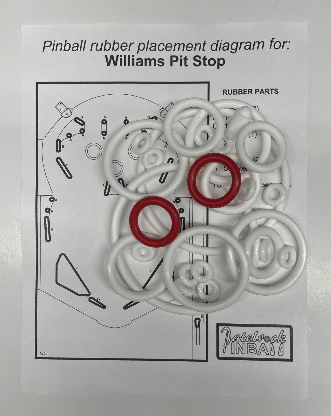 Williams Pit Stop Pinball Machine Maintenance Kit