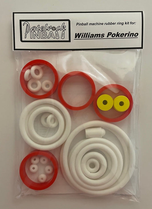 Williams Pokerino Pinball Machine Rubber Ring Kit