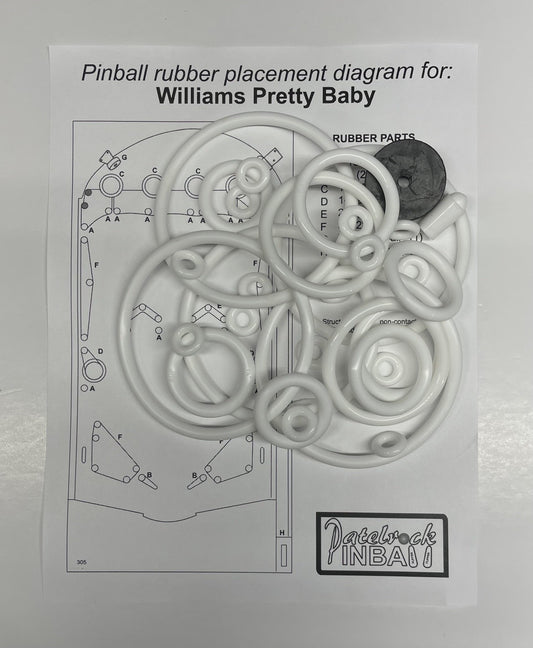 Williams Pretty Baby Pinball Machine Maintenance Kit