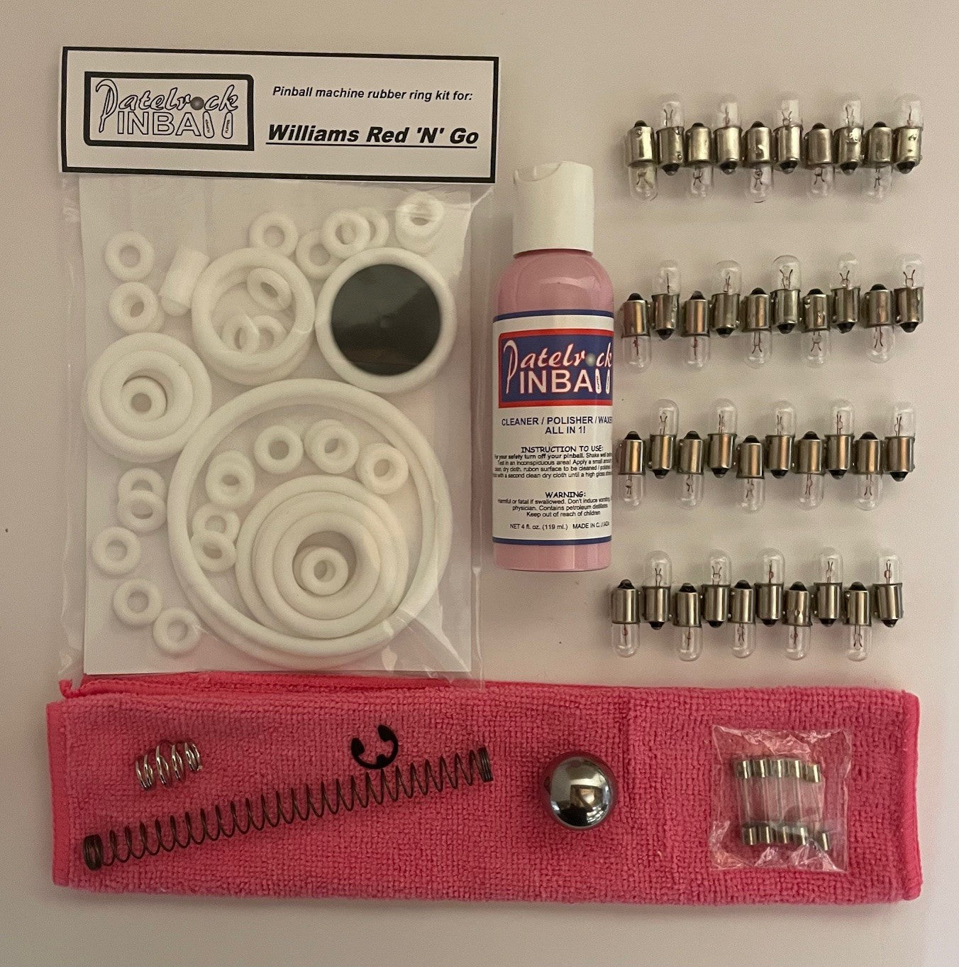 Williams Red N' Go Pinball Machine Maintenance Kit