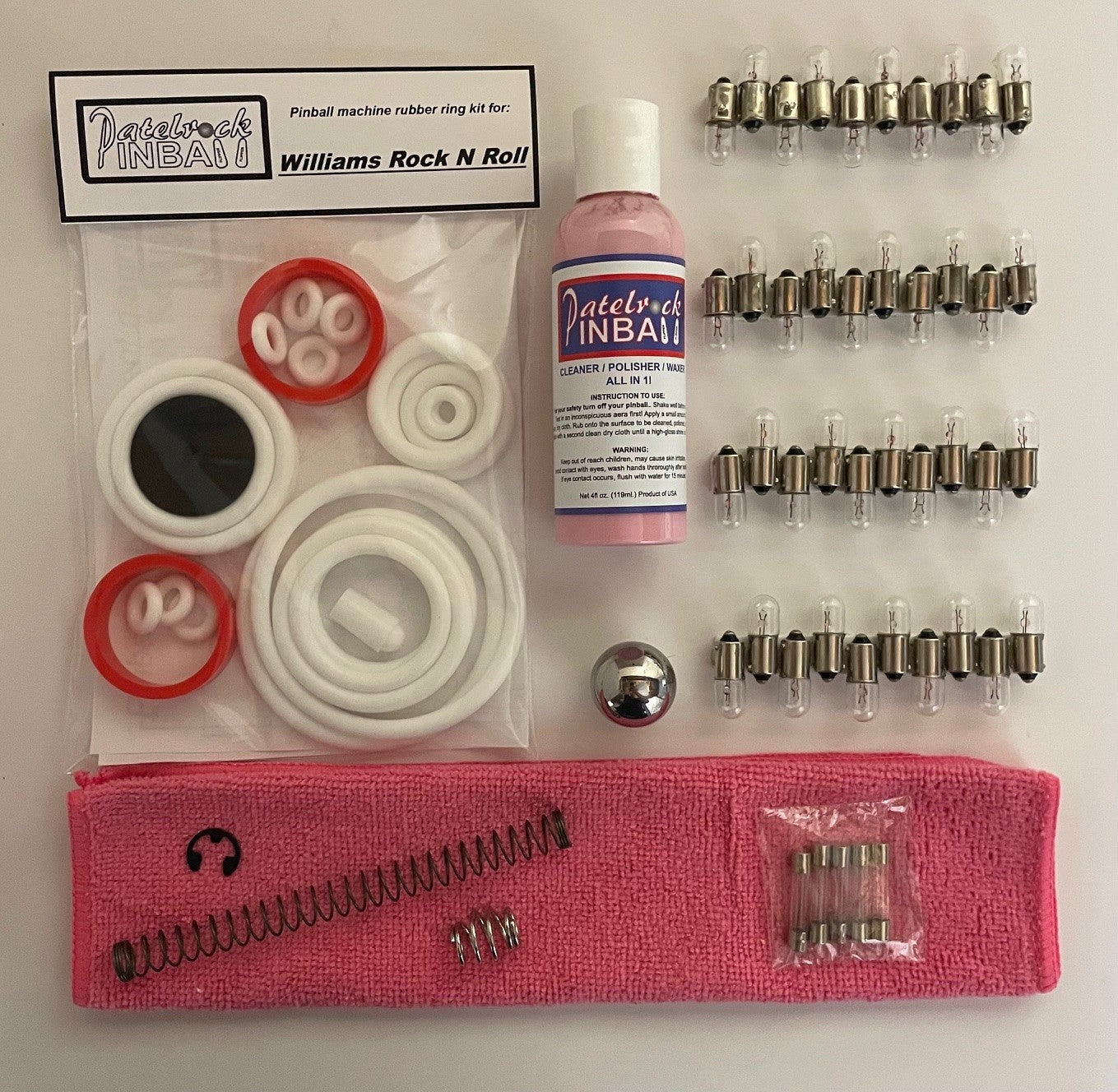Williams Rock N Roll Pinball Machine Maintenance Kit