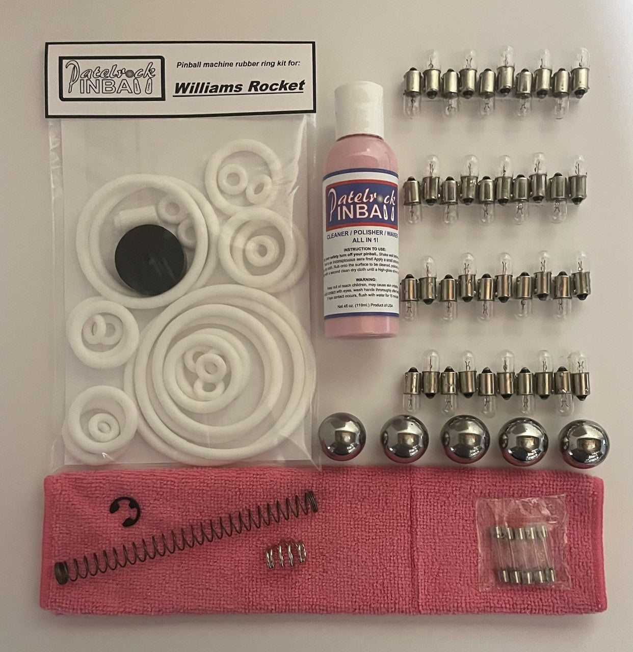 Williams Rocket Pinball Machine Maintenance Kit