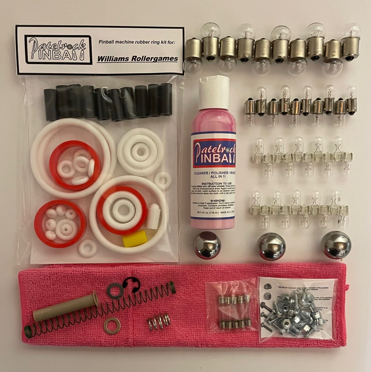 Williams Rollergames Pinball Machine Maintenance Kit