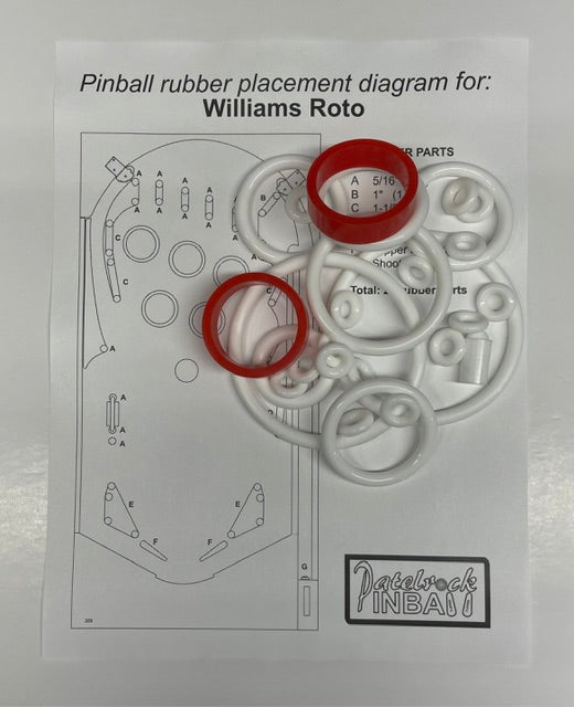 Williams Roto Pinball Machine Maintenance Kit