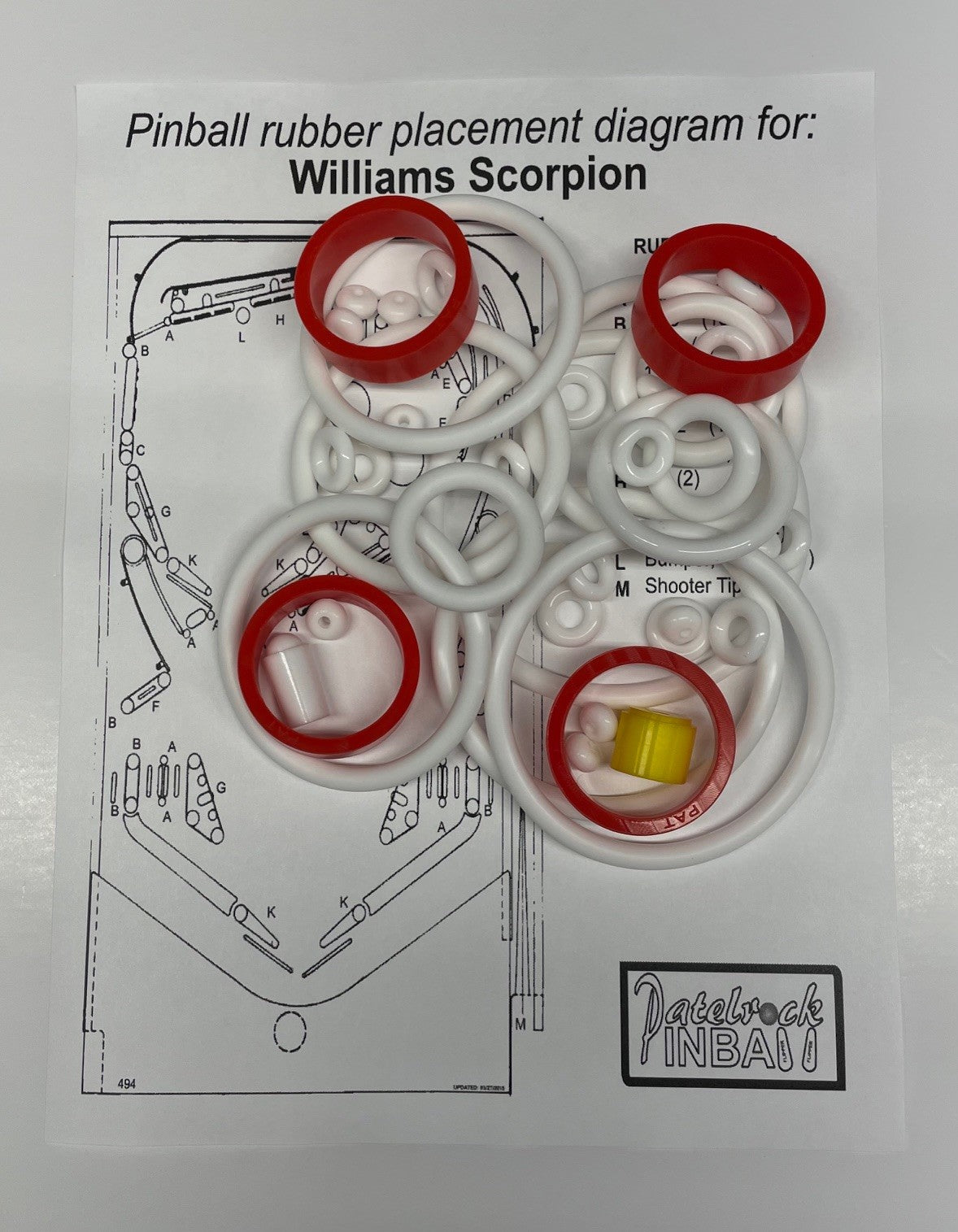 Williams Scorpion Pinball Machine Maintenance Kit