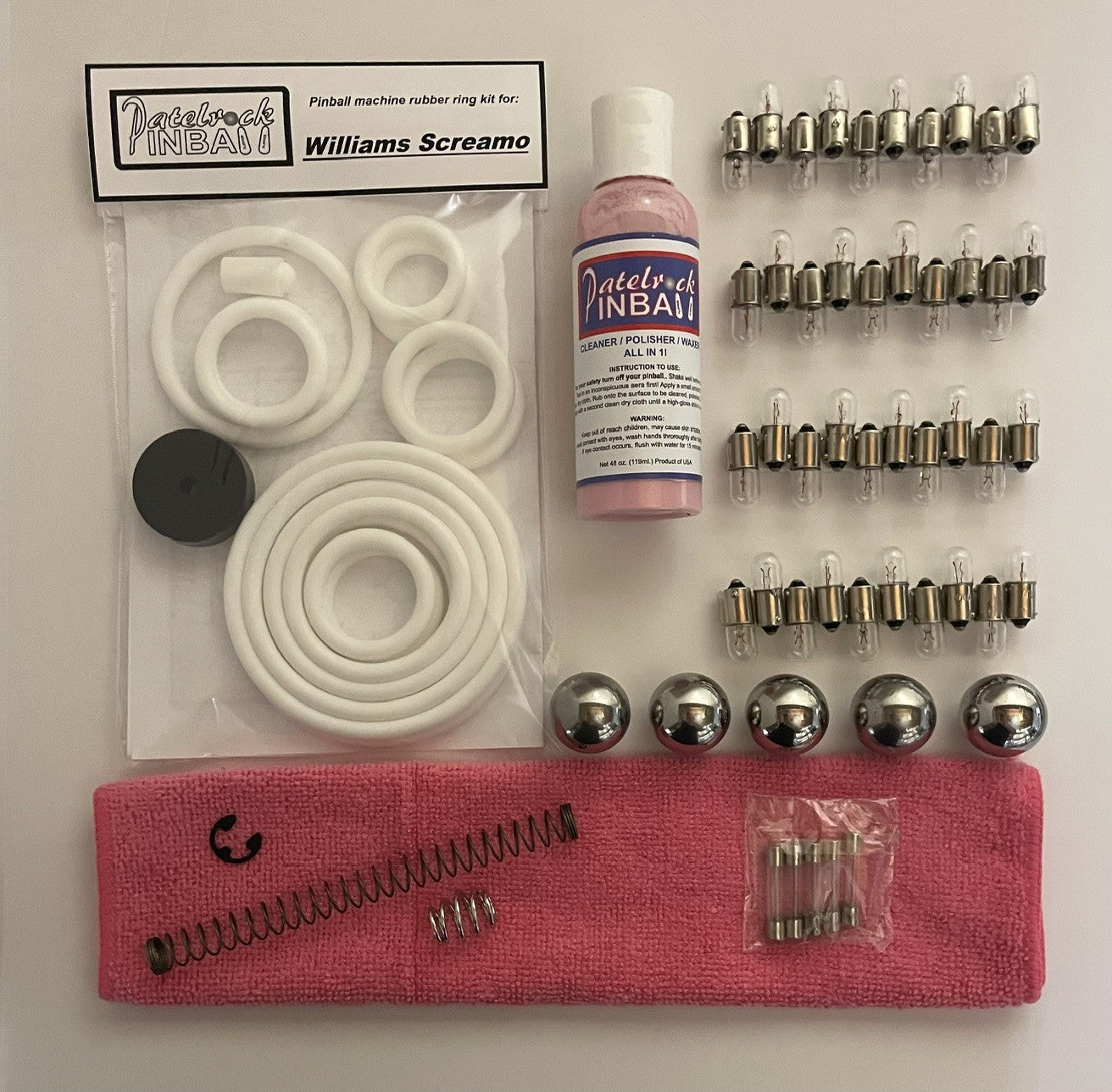 Williams Screamo Pinball Machine Maintenance Kit