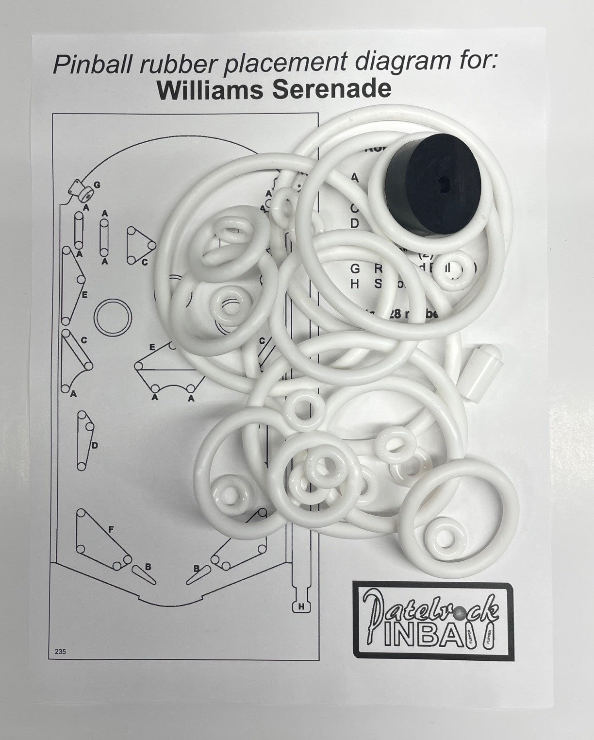 Williams Serenade Pinball Machine Maintenance Kit