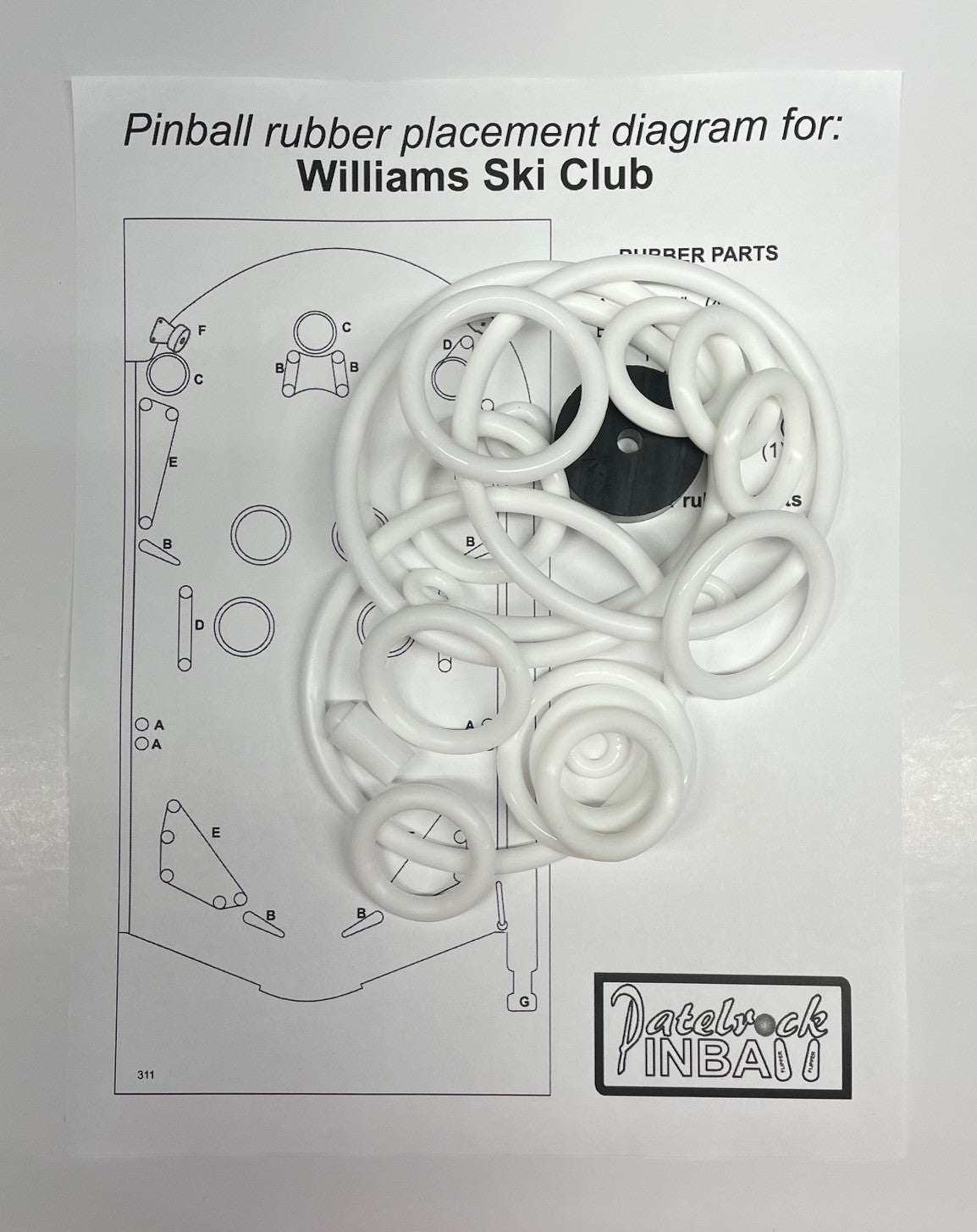 Williams Ski Club Pinball Machine Maintenance Kit