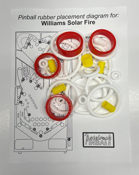 Williams Solar Fire Pinball Machine Maintenance Kit
