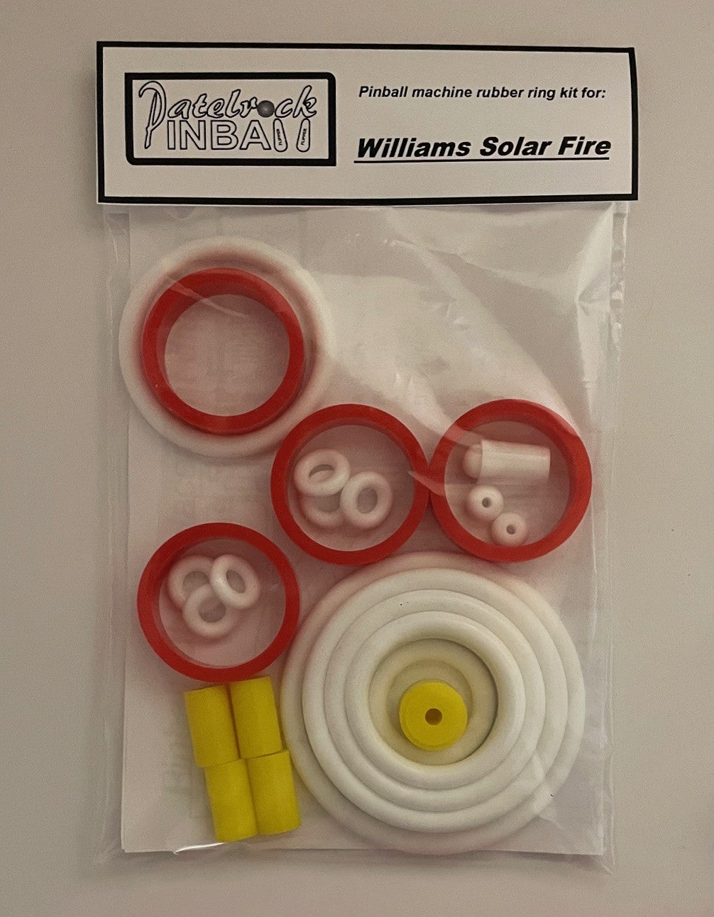 Williams Solar Fire Pinball Machine Rubber Ring Kit