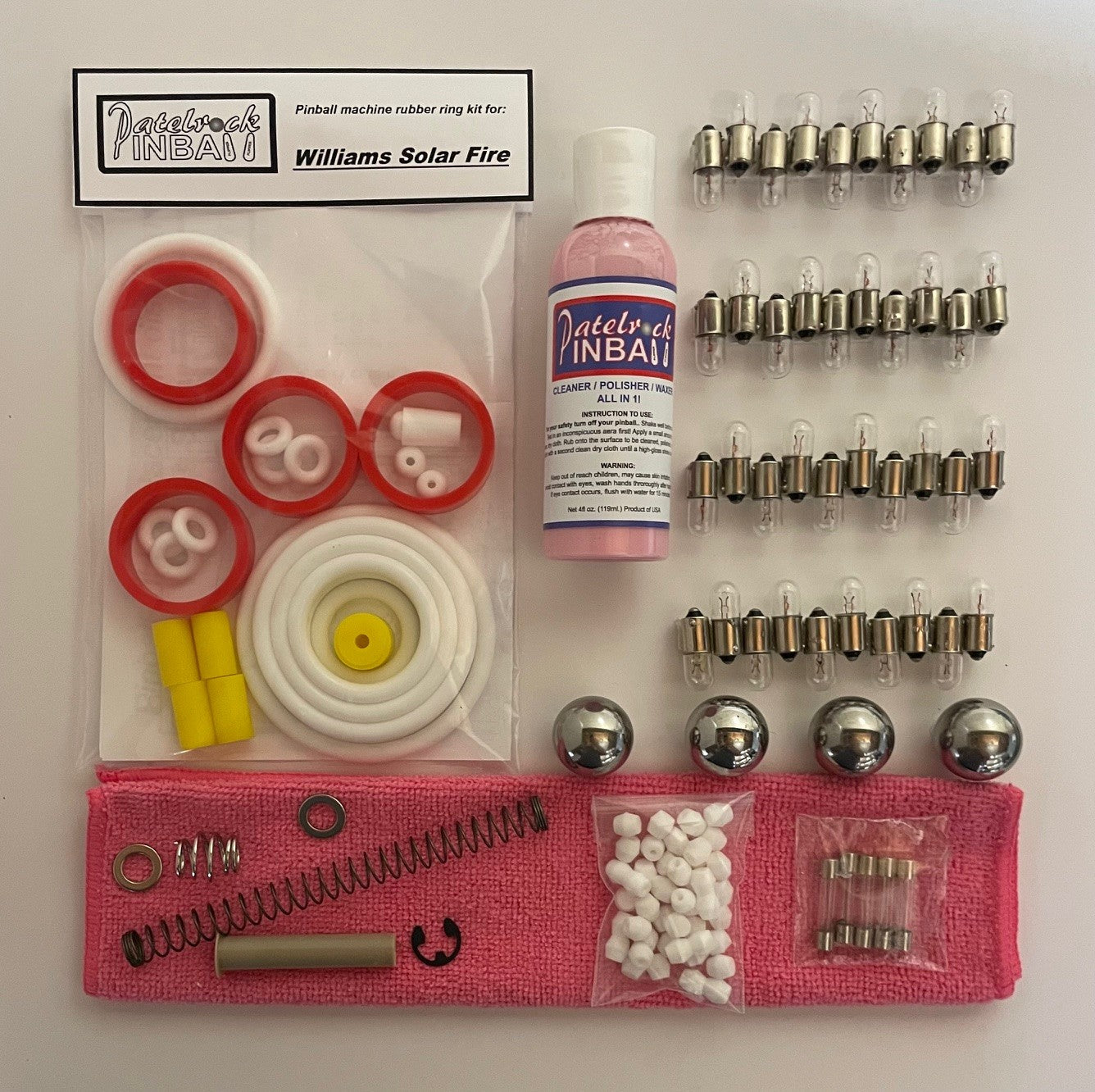 Williams Solar Fire Pinball Machine Maintenance Kit
