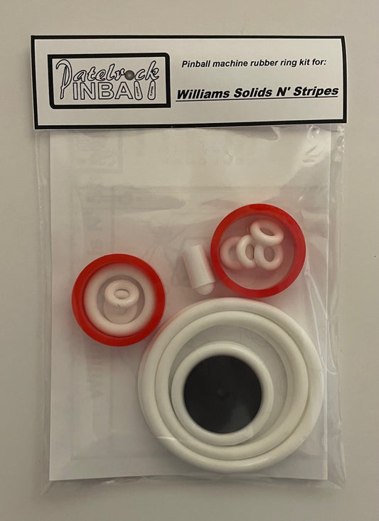 Williams Solids N Stripes Pinball Machine Rubber Ring Kit