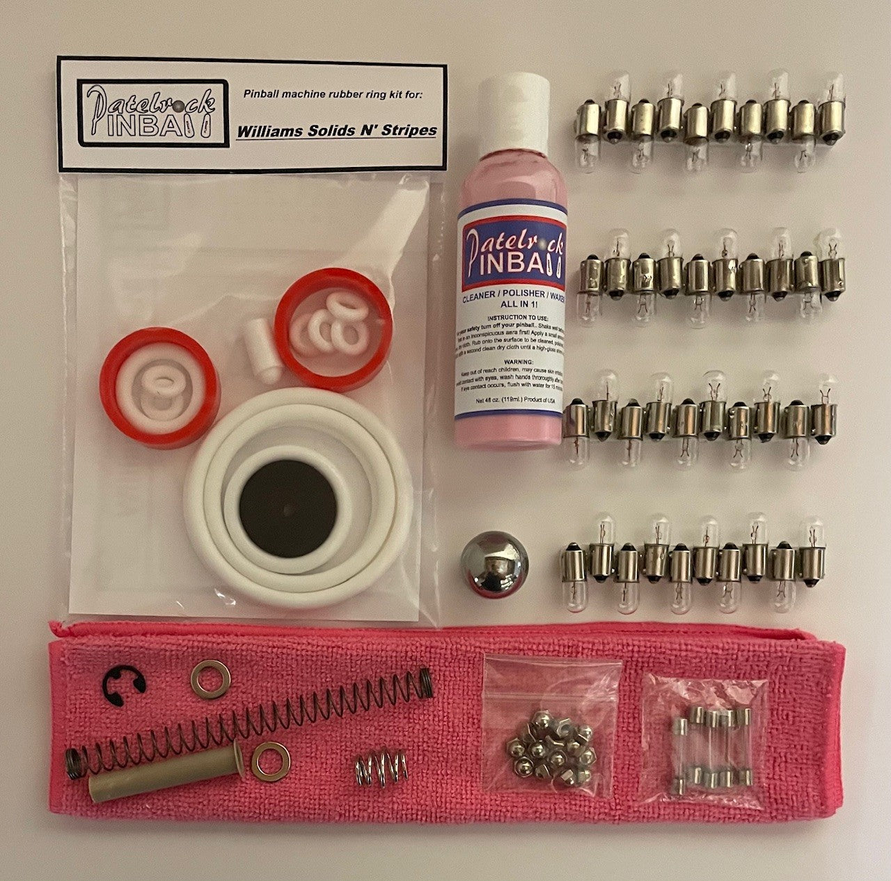 Williams Solids N Stripes Pinball Machine Maintenance Kit