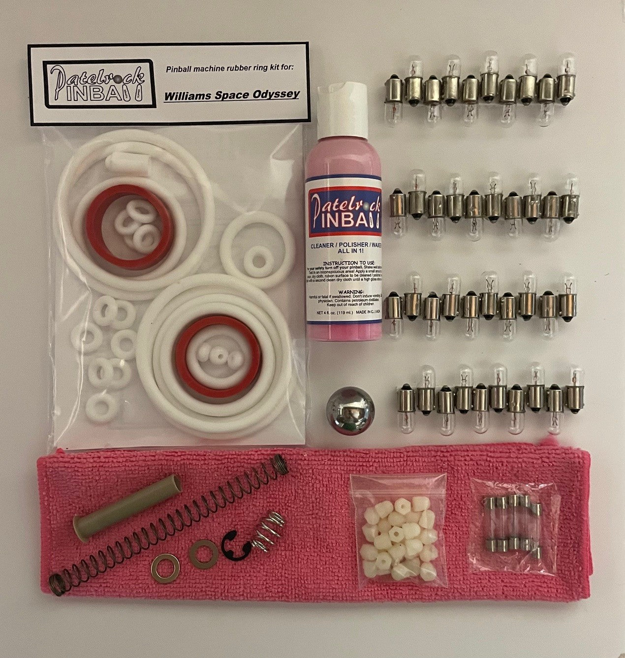 Williams Space Odyssey Pinball Machine Maintenance Kit