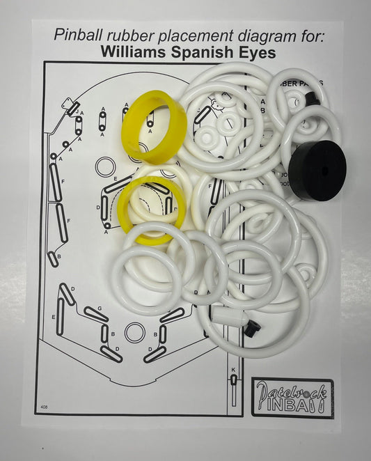 Williams Spanish Eyes Pinball Machine Maintenance Kit