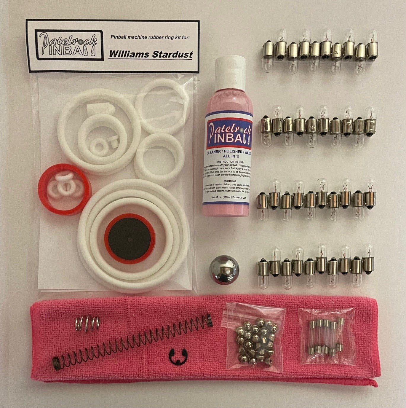 Williams Stardust Pinball Machine Maintenance Kit