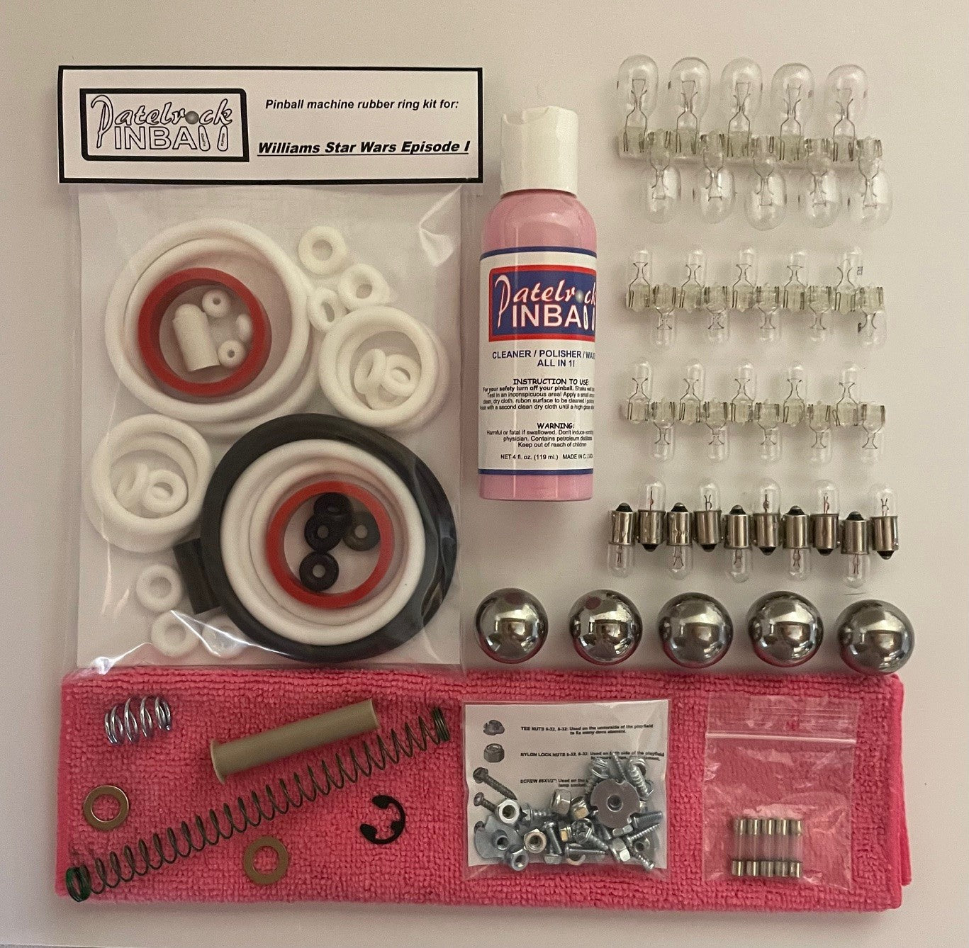 Williams Star Wars Episode 1 Pinball Machine Maintenance Kit