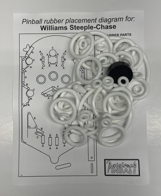 Williams Steeple-Chase Pinball Machine Rubber Ring Kit