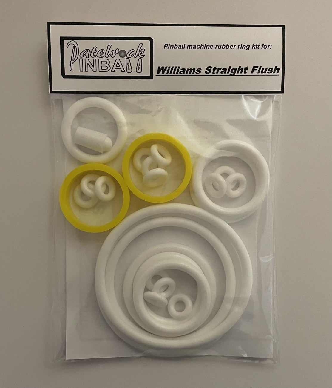 Williams Straight Flush Pinball Machine Rubber Ring Kit