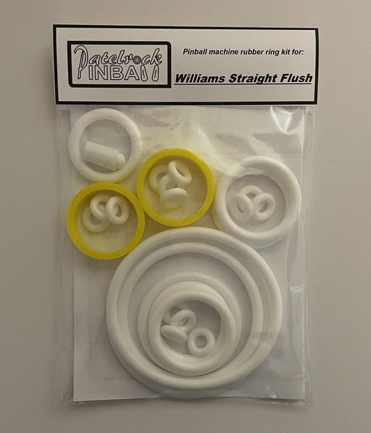 Williams Straight Flush Pinball Machine Rubber Ring Kit
