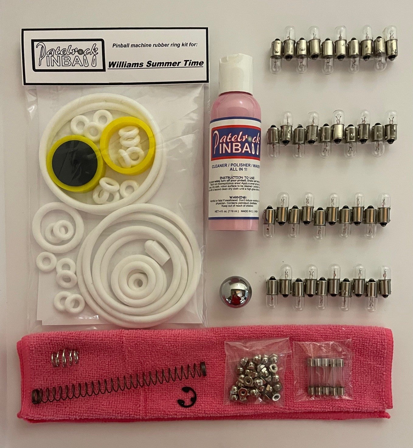 Williams Summer Time Pinball Machine Maintenance Kit