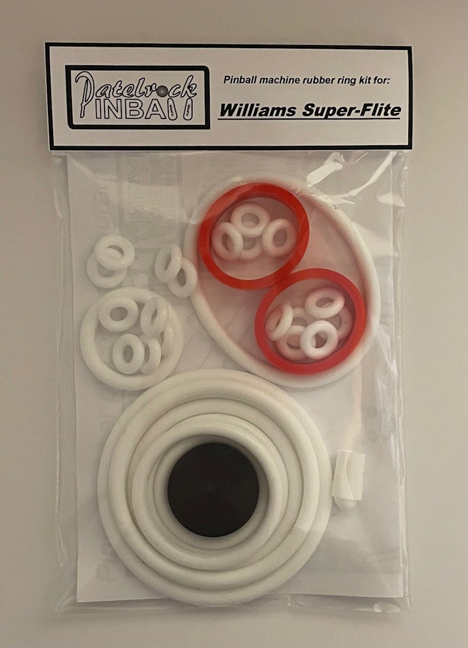 Williams Super Flite Pinball Machine Rubber Ring Kit