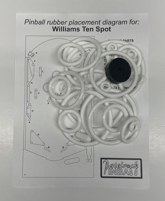 Williams Ten Spot Pinball Machine Maintenance Kit