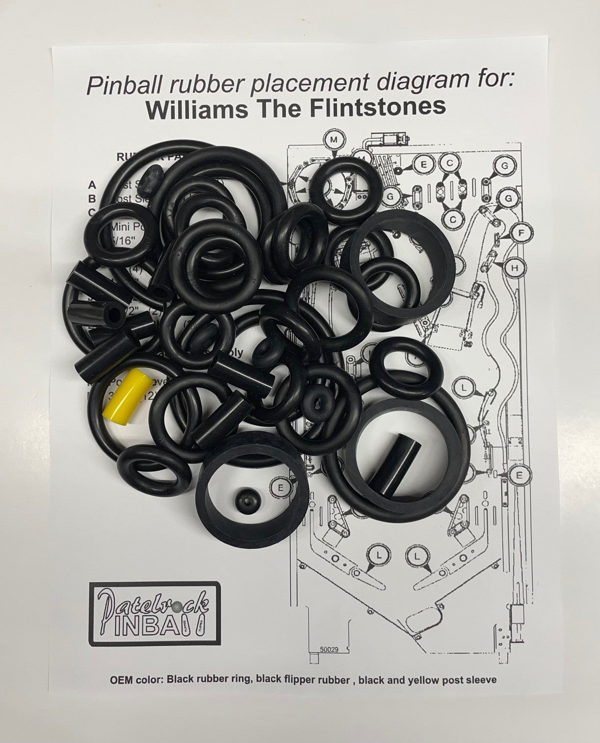 Williams The Flintstones Pinball Machine Maintenance Kit