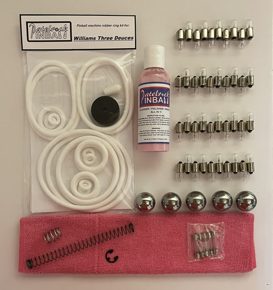 Williams Three Deuces Pinball Machine Maintenance Kit