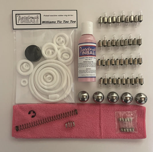 Williams Tic Tac Toe Pinball Machine Maintenance Kit