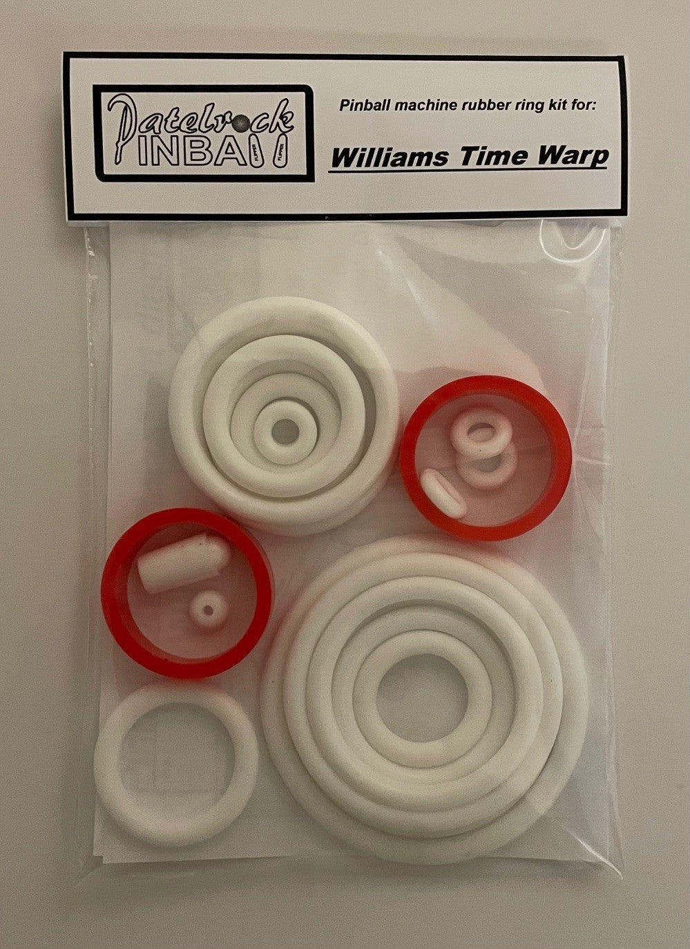 Williams Time Warp Pinball Machine Rubber Ring Kit