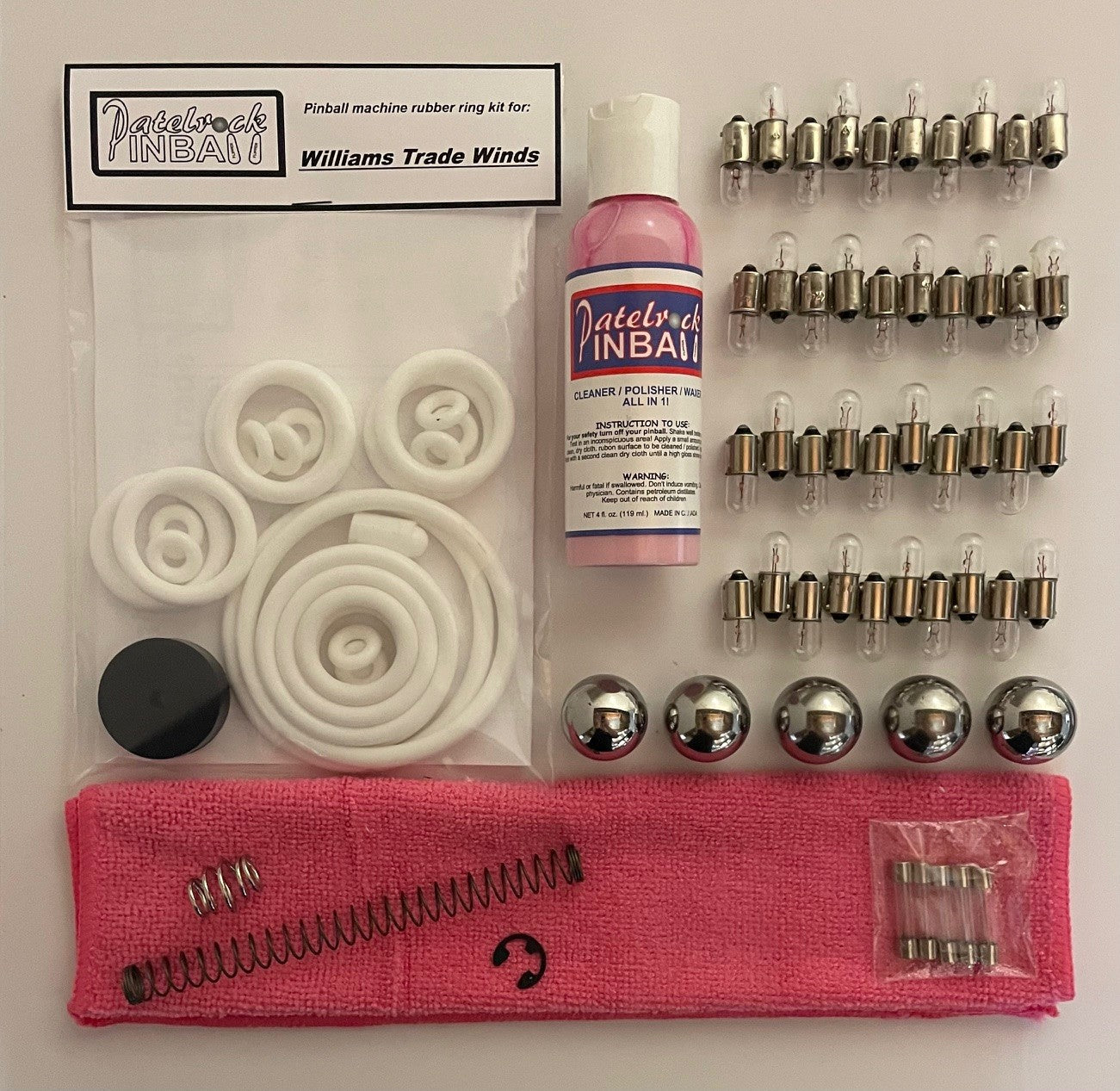 Williams Trade Winds Pinball Machine Maintenance Kit