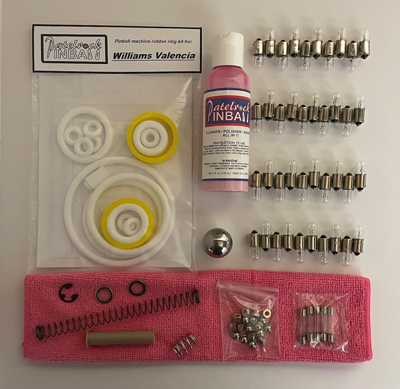 Williams Valencia Pinball Machine Maintenance Kit