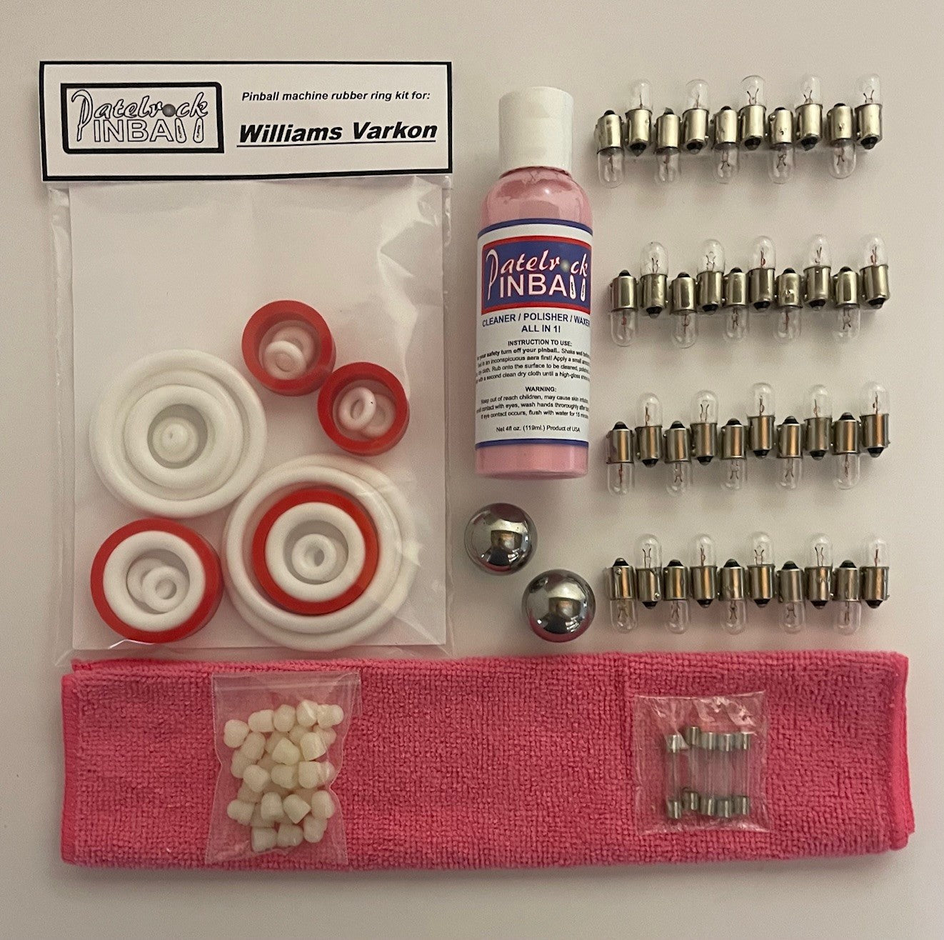 Williams Varkon Pinball Machine Maintenance Tune Up Kit