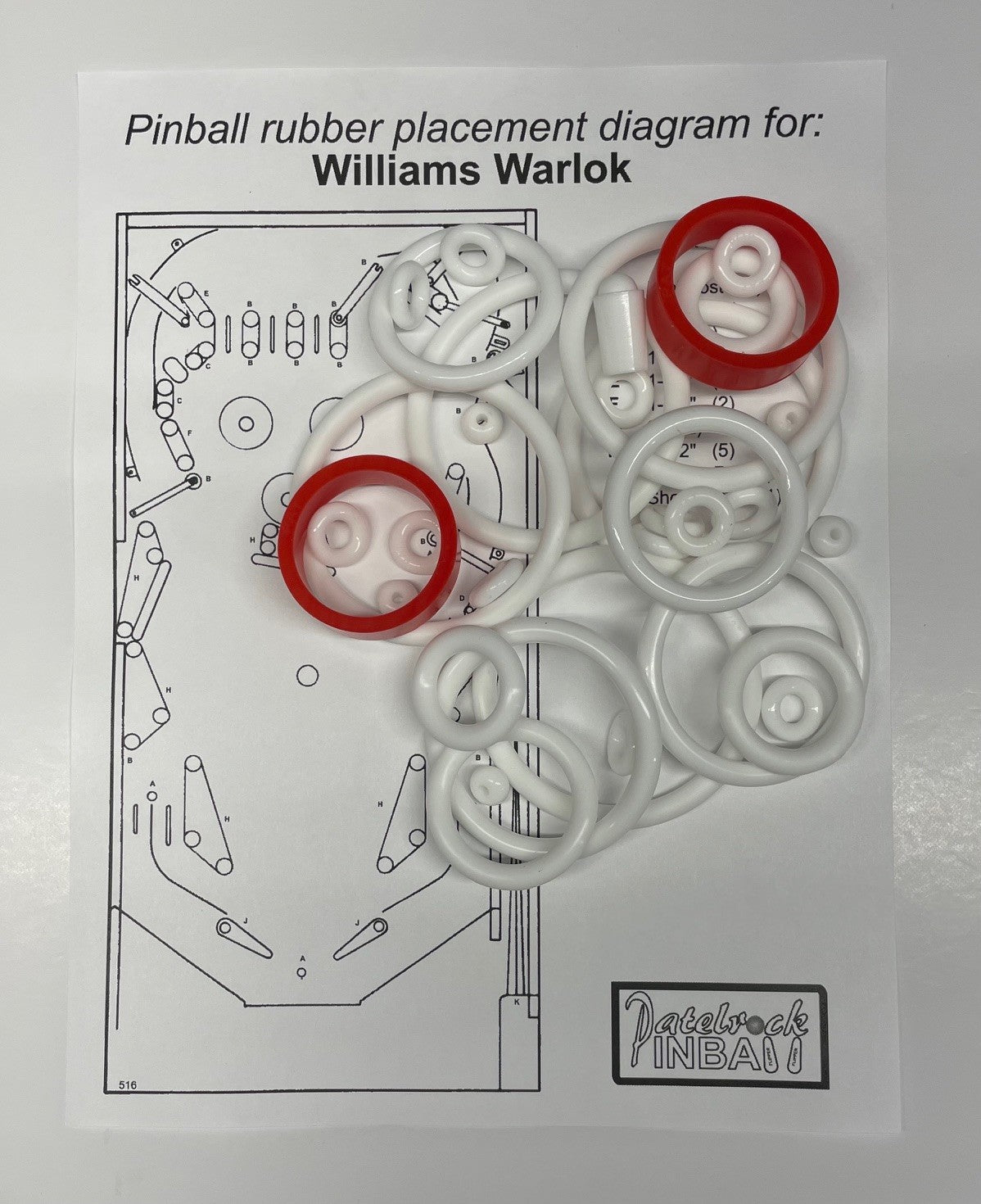 Williams Warlok Pinball Machine Maintenance Kit