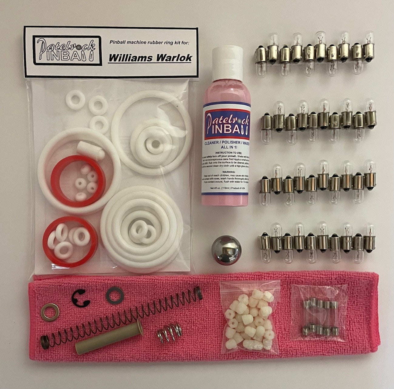 Williams Warlok Pinball Machine Maintenance Kit