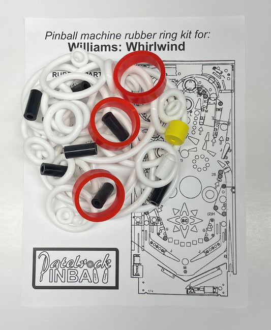 Williams Whirlwind Pinball Machine Rubber Ring Kit