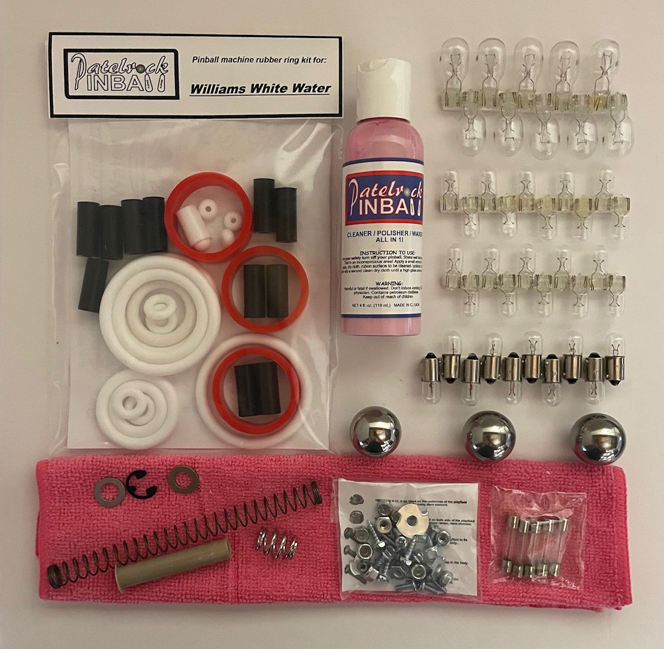 Williams White Water Pinball Machine Maintenance Kit