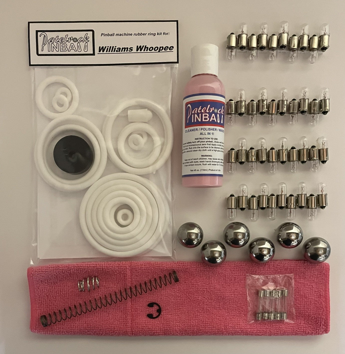 Williams Whoopee Pinball Machine Maintenance Kit