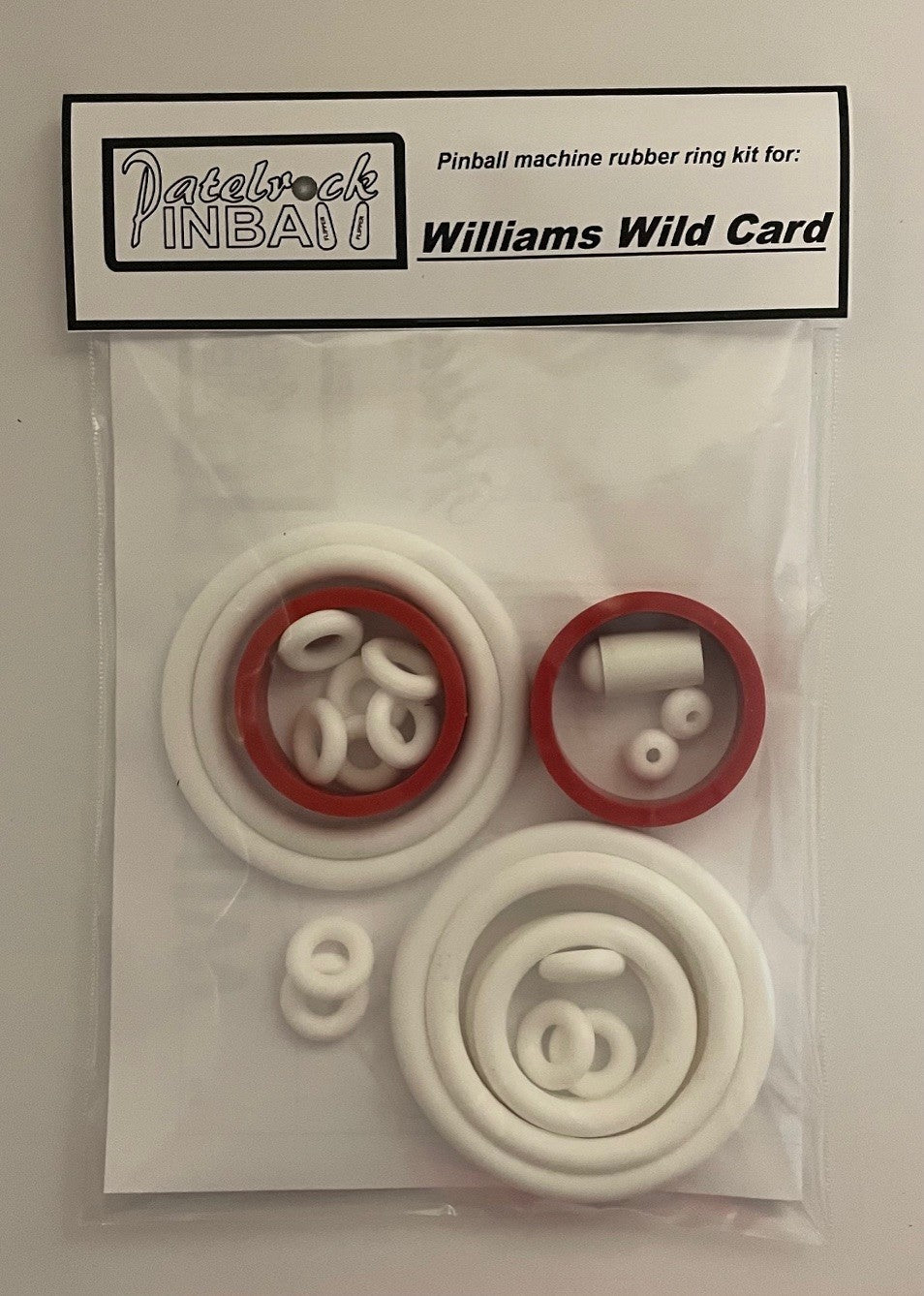 Williams Wild Card Pinball Machine Rubber Ring Kit