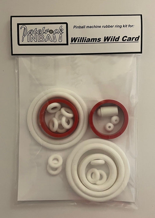 Williams Wild Card Pinball Machine Rubber Ring Kit