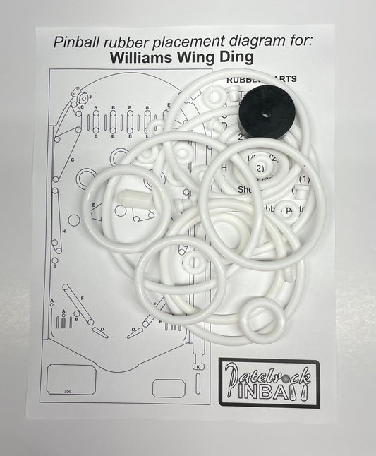 Williams Wing Ding Pinball Machine Maintenance Kit