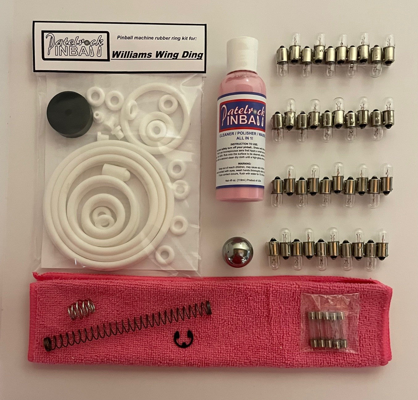Williams Wing Ding Pinball Machine Maintenance Kit