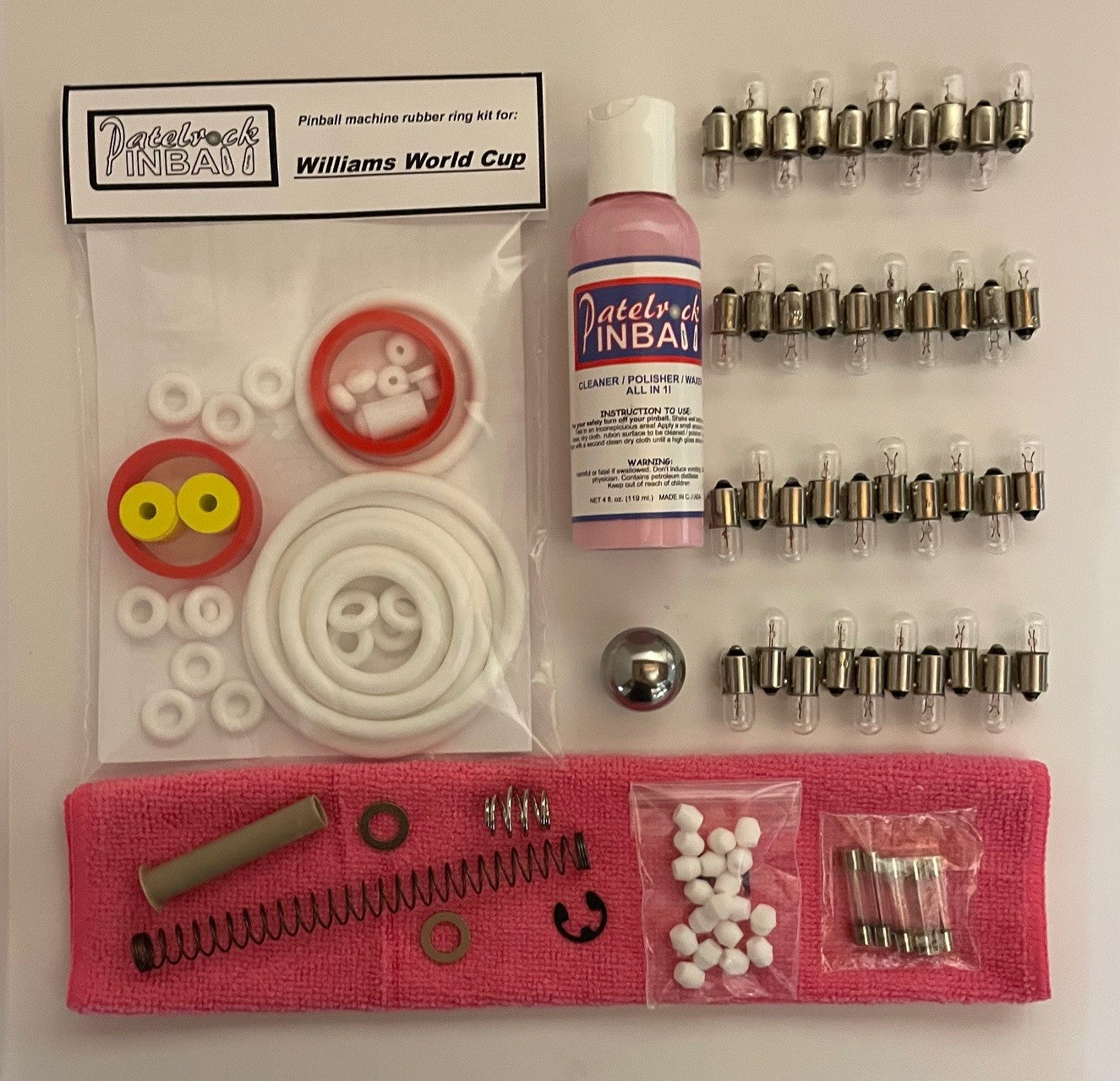 Williams World Cup Pinball Machine Maintenance Kit